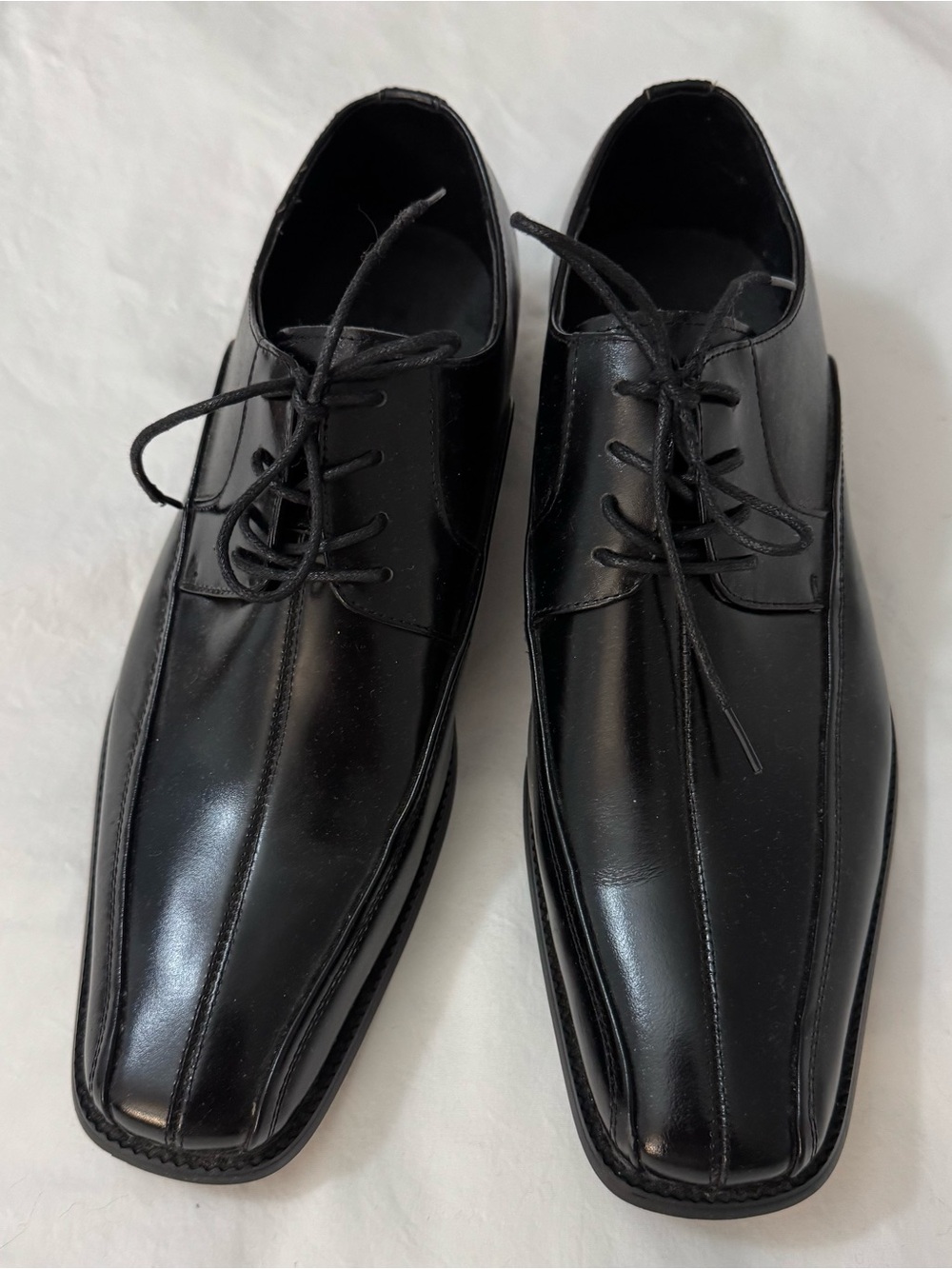 Stacy Adams Men's Black Leather Oxford Lace Up Dress Shoes 11M